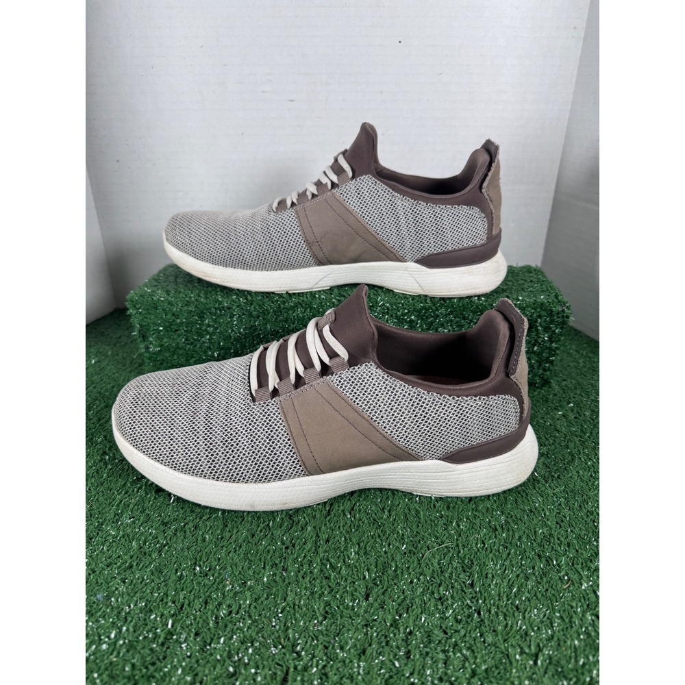 Johnnie-O Sneakformance 2.0 Men's Athletic Shoes Brown Mesh Sneakers Size 10
